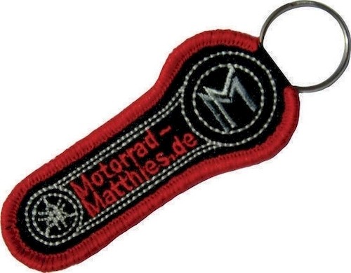 Bestickte Schlüsselanhänger