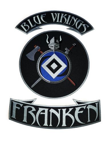 3-teilige Rücken Biker-Rocker Patches